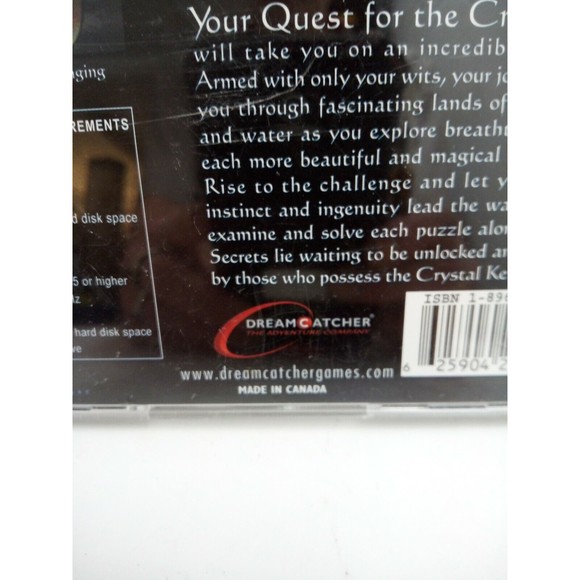 Crystal Key 2 CDs Adventure Quest Vintage Video Game 1999 PC Win 98/95 & Mac - Picture 5 of 8